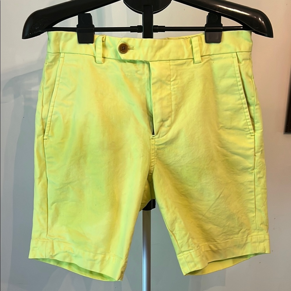 Brooks Brothers Yellow Bermuda Shorts